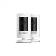 Ring Stick Up Cam Battery Wireless Outdoor/Indoor White 2-Pack NEW With Batterys