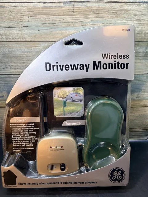 GE General Electric SmartHome Wireless Driveway Monitor Alarm System 400' Range