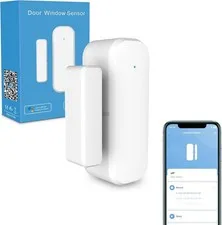 Smart WiFi Door & Window Sensor - Easy Installation for Home Automation