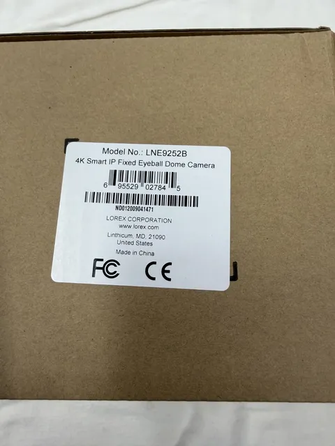 NEW SEALED Lorex LNE9252B 4K 8MP PoE IP Dome Camera Nocturnal 🔥