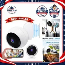 AMTIFO 2K Wireless Security Camera Outdoor Indoor WiFi AI Motion Detection