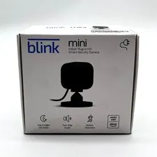 Blink Mini Indoor Plug-in HD Smart Security Camera 1080p - Black
