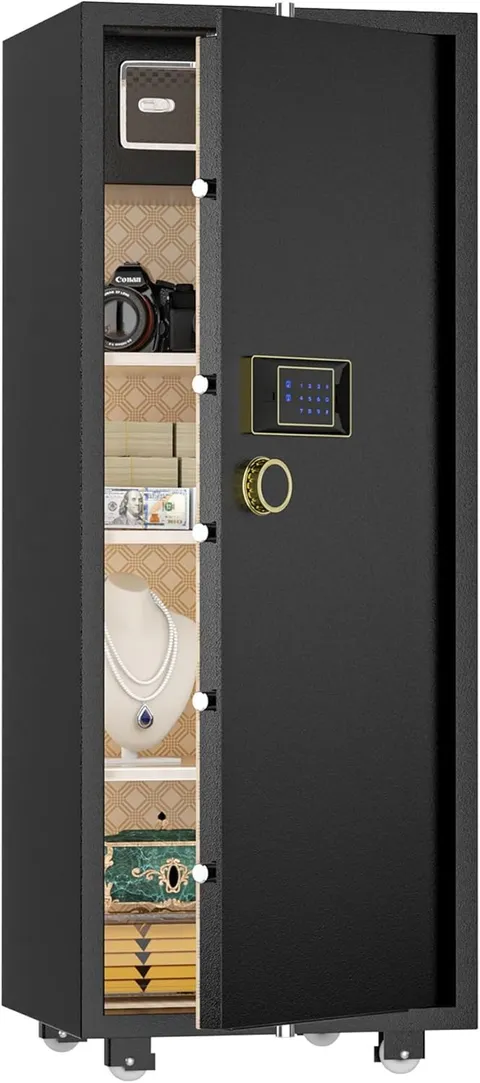 TIGERKING 17.6CuFt Digital Safe 235lb, Steel, Anti-Theft, Minor Box Damage