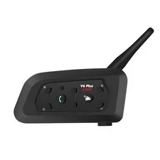 V6 Plus Bluetooth Motorcycle Helmet Headset with 1500M BT Interphone1227