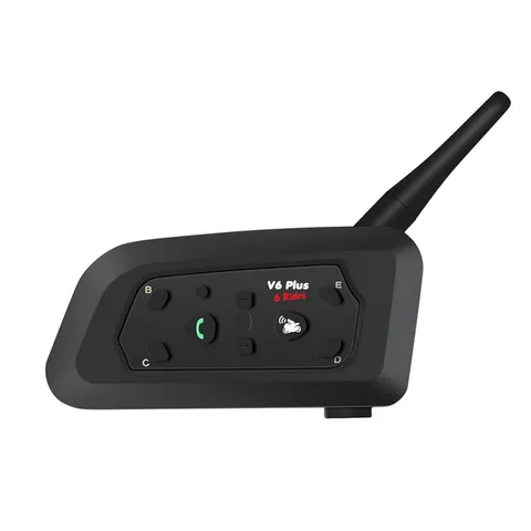 V6 Plus Bluetooth Motorcycle Helmet Headset with 1500M BT Interphone1227