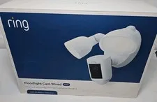 Ring Floodlight Cam Wired Pro with 2K Video, Dual Band WiFi, 3D Motion Detection