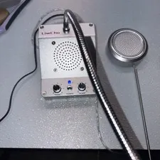 Dual-Way Talk Window Counter Intercom Speaker System Microphone for Bank Store