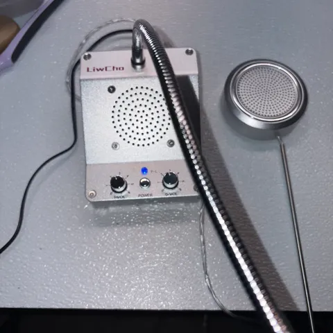 Dual-Way Talk Window Counter Intercom Speaker System Microphone for Bank Store