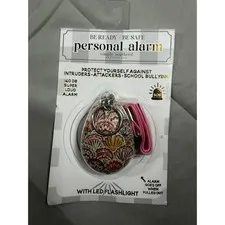 Simply Southern Personal Alarm Shell Pattern 140dB Siren LED Flashlight NIB