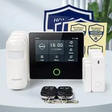 HOMSECUR Wireless WIFI 4G GSM SMS Autodial LCD Home Security 4.3" Alarm System