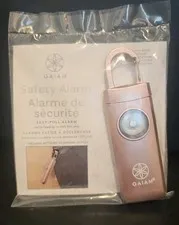 GAIAM Personal  Safety Alarm Easy Pull Clip On Rose Gold 1000 Feet Sound New