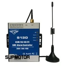 S130 4G GSM SMS 2 Way Remote Controller Alarm Relay Switch Fit Android / Ios APP