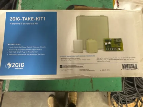 2GIG Hardwire kit Box P/N 2GIG-TAKE-KIT1 Used