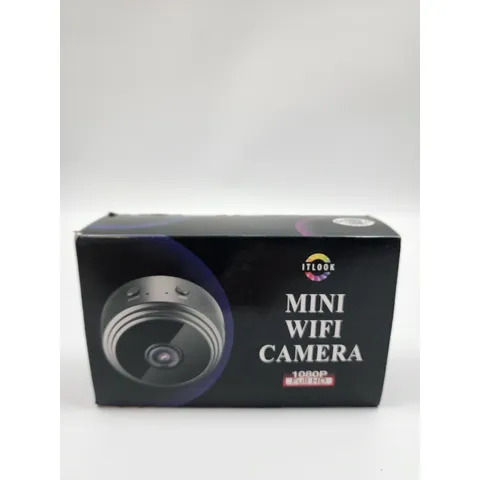 ITLOOK Mini WiFi Camera 1080p Full HD SecurityCamera AndroidiOS Black