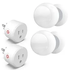 Wothfav XNS-06 Motion Sensor Light Switch Timer PIR Plug 3 Ranges Auto On/Off