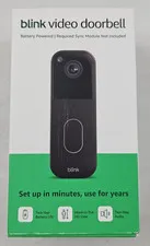 Blink Video Doorbell - Battery Powered, Head-to-Toe HD View, Black