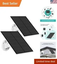 Reliable 5W Solar Power Panels with Adjustable Bracket -  Rated - 2 Pack
