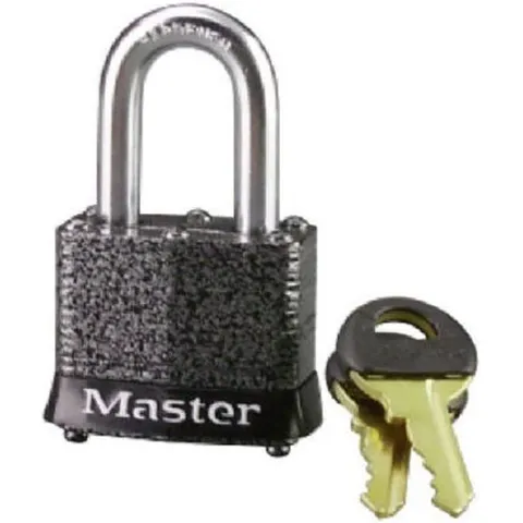 Master Lock 380D Laminated Lock with Rustoleum, 1-9/16-inch
