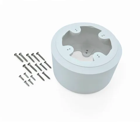 White Junction Box Extension Tube For Unifi Turret Cameras G5 G6 AI 2.75 Inch
