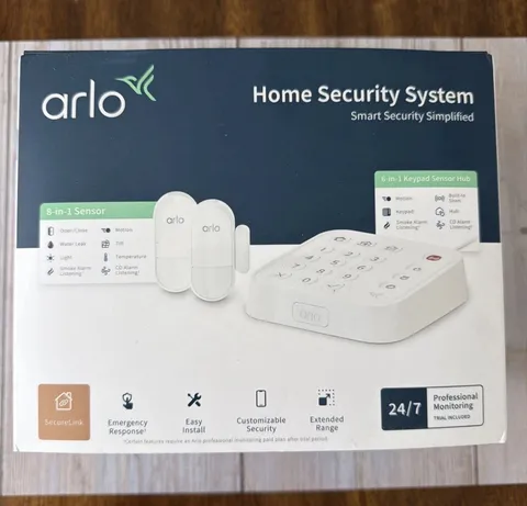 Arlo Home Security System with Wired Keypad Sensor Hub 8 in 1 Sensor