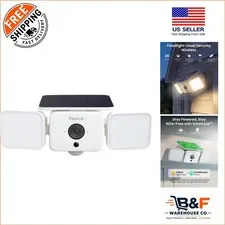 2K Color Night Vision Solar Security Camera | Motion-Activated Alarm | WiFi 6