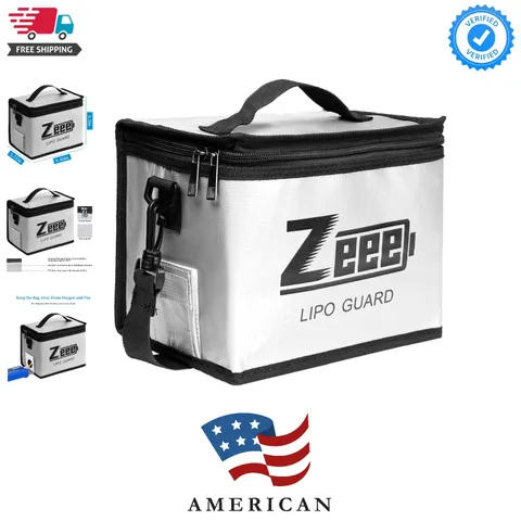 Fireproof Explosionproof Large Capacity Battery Storage Guard Pouch for Lipo ...