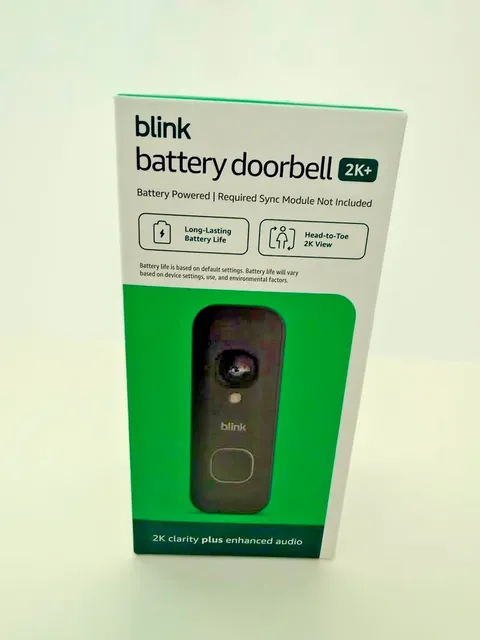 Blink Battery Doorbell 2K+ (newest model) Wireless video doorbell ⭐ NEW ⭐ SEALED