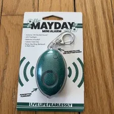 Mayday Mini Loud Alarm Self Defense Personal Emergency LED Keyring SEALED NEW