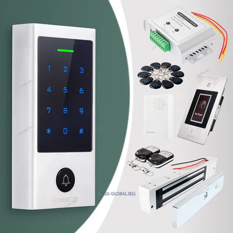 HOMSECUR RFID Door Lock Gate Access Control System Set With 600ibs Magnetic Lock