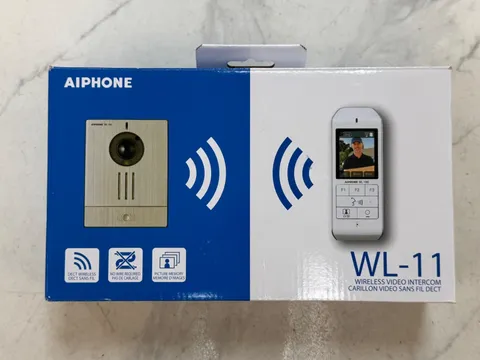 AIPHONE WL-11.E1: WL-11 Wireless Video Intercom, DECT 1.9GHz Wireless