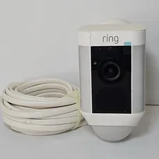 Ring Spotlight Security Camera Plugged-In HD Wired 5L5C4T (No Mounting Bracket)