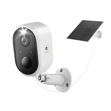 Solar Security Camera Outdoor Wireless, 2K Color Night Vision, Battery 1-Pack