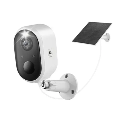 Solar Security Camera Outdoor Wireless, 2K Color Night Vision, Battery 1-Pack