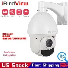 4.5inch 1080P 36X Zoom 4 in1 AHD/CVI/TVI/CVBS Speed PTZ IP Camera PAL/NTSC Video