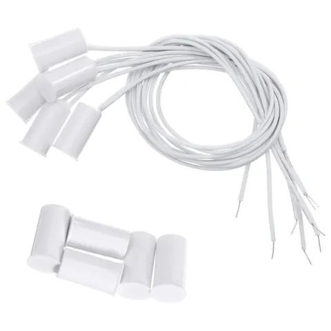 5 Sets RC-33 Magnetic Door Window Sensor NC Recessed Wired Security Alarm Contac