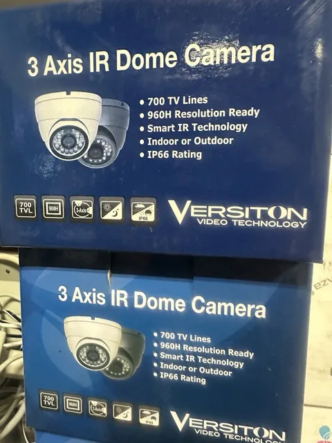 3 AXIS IR DOME CAMERA INDOOR/OUTDOOR 700TVL 960H 3.6MM DC12V IP66 GRAY 30IR