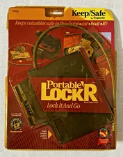 Portable Lock'R Brand Cable Keep/Safe® by Sentry Travel Lock Box Safe 5x4x1.5”