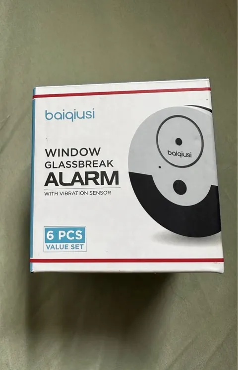 Window glassbreak alarm security device NEW