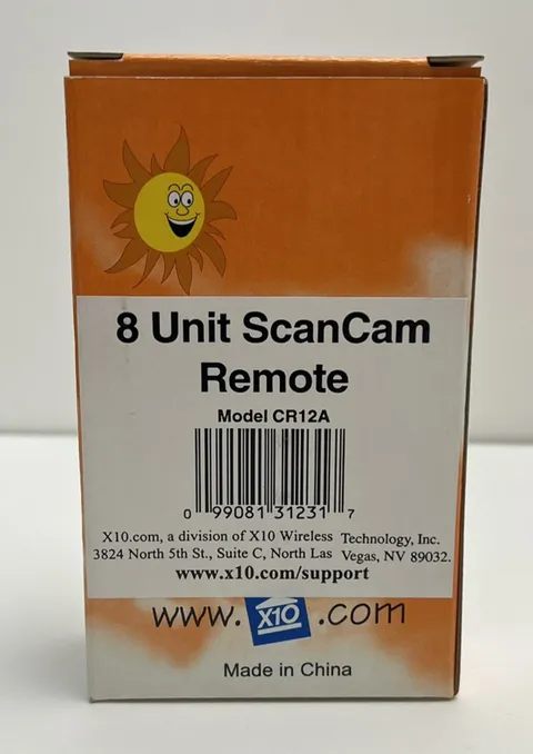 X-10 8 Unit ScanCam Remote Model CR12A