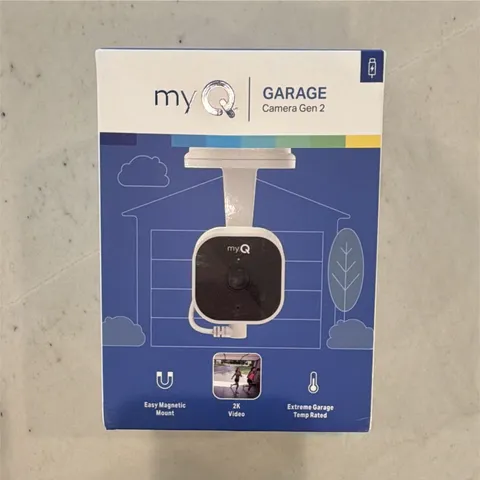 myQ Garage Camera Gen 2 2K Wi-Fi Indoor IP Security Camera Magnetic Mount