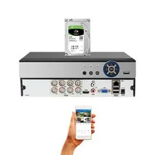 Evertech 8 Channel H.265 Security DVR 2TB HDD 4in1 AHD TVI CVI HDMI Recorder