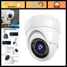2MP 1080P HD Analog CCTV Security Camera - 4-in-1 TVI AHD CVI CVBS Surveillance