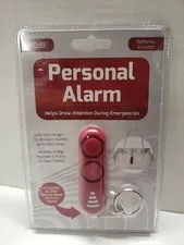 Personal Safety Alarm Audible Up to 600' Away Warning Siren Alarm Red Key Chain