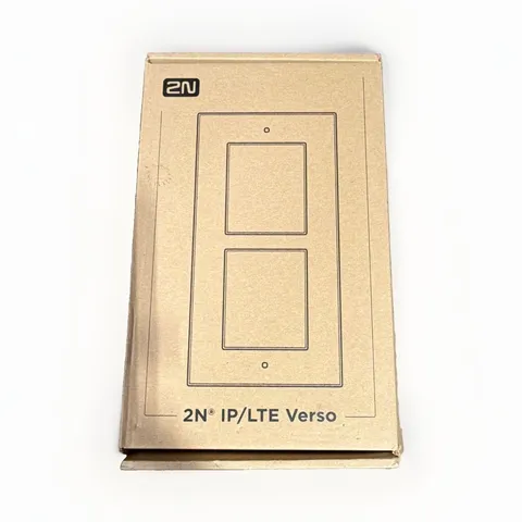 2N IP Verso 2-Module Flush Mount Frame Metallics MPN 9155012 #208/1