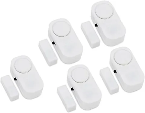 5 PCS WIRELESS Home Window Door Burglar Security ALARM System Magnetic Sensor