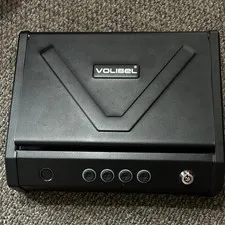 VOLIBEL GB1 Portable Black Gun, Jewelry Safe, Matte Surface