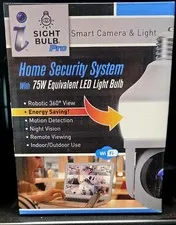 Sight Bulb WiFi Smart Camera & LED Light Pro 75W – Open Box