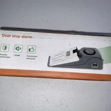 Door Stop Alarm 120dB Security Wedge Portable Travel Safety Home Doorstop