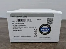 HID 3000PGGMN 3000 iCLASS SE Smart Cards (Pack of 100) 37 Bit No Facility Code