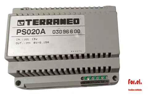 BTICINO Terraneo PS020A additional power supply PRI 220VAC 25VA SEC 21VDC 0.7A